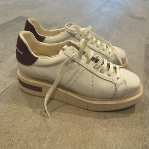 Paloma Barcelo leather platform sneakers 39